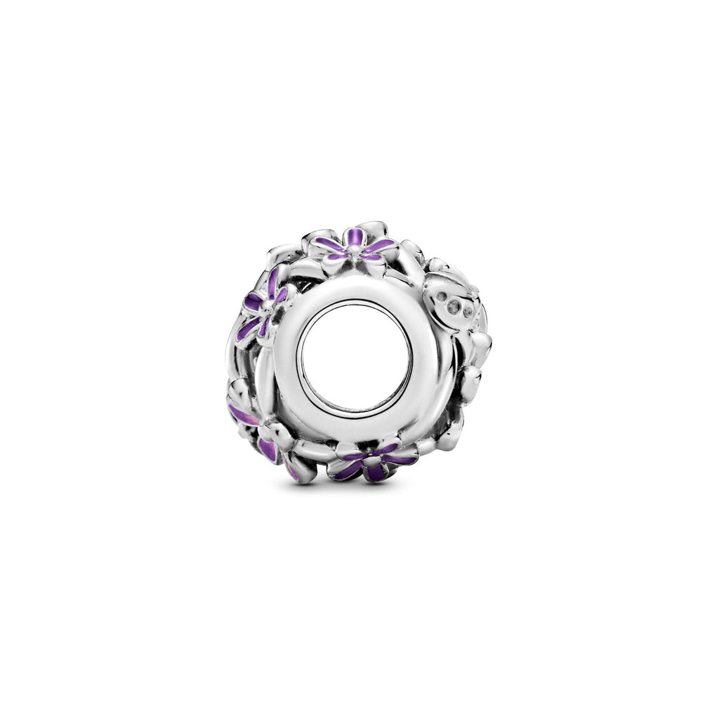 Pandora Moments Charm Marguerite Violette Ajouré 798772C02