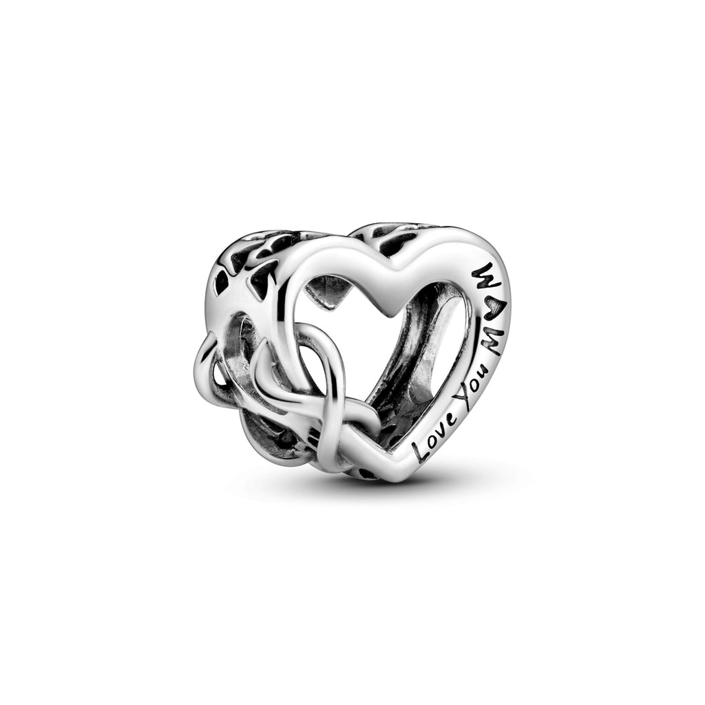 Pandora Moments Charm Cœur Infinity Love You Mum (Je t'aime maman) 798825C00