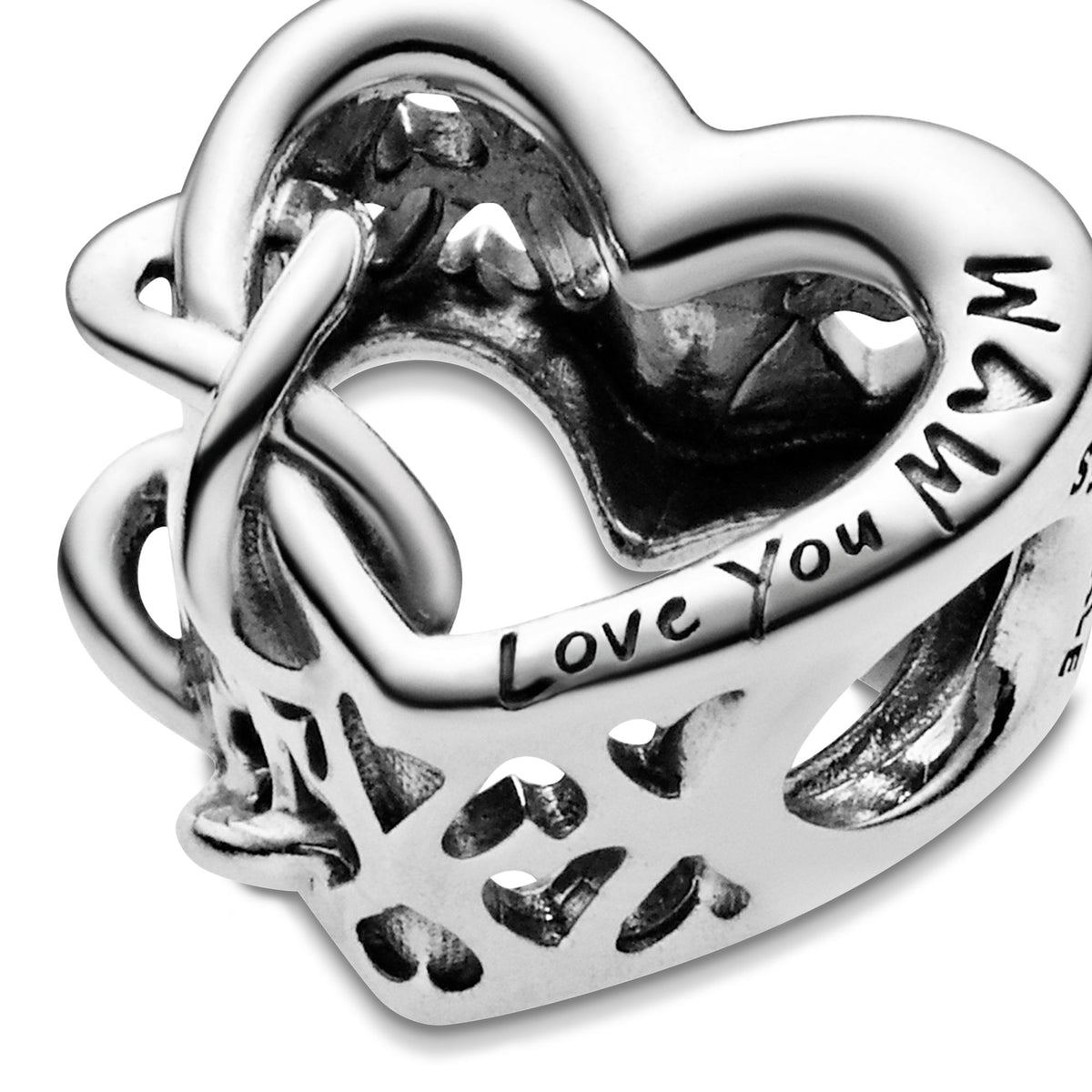 Pandora Moments Charm Cœur Infinity Love You Mum (Je t'aime maman) 798825C00