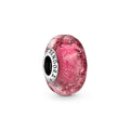 Pandora Moments Charm Verre de Murano Rose Ondulé Fantaisie 798872C00