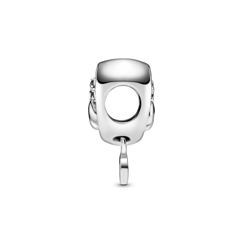 Pandora Moments Charm Empreinte de patte & Cœur Scintillant 798873C01