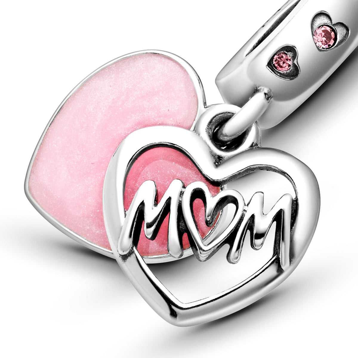 Pandora Moments Charm Pendant Cœur Inscription Mum (Maman) 798887C01