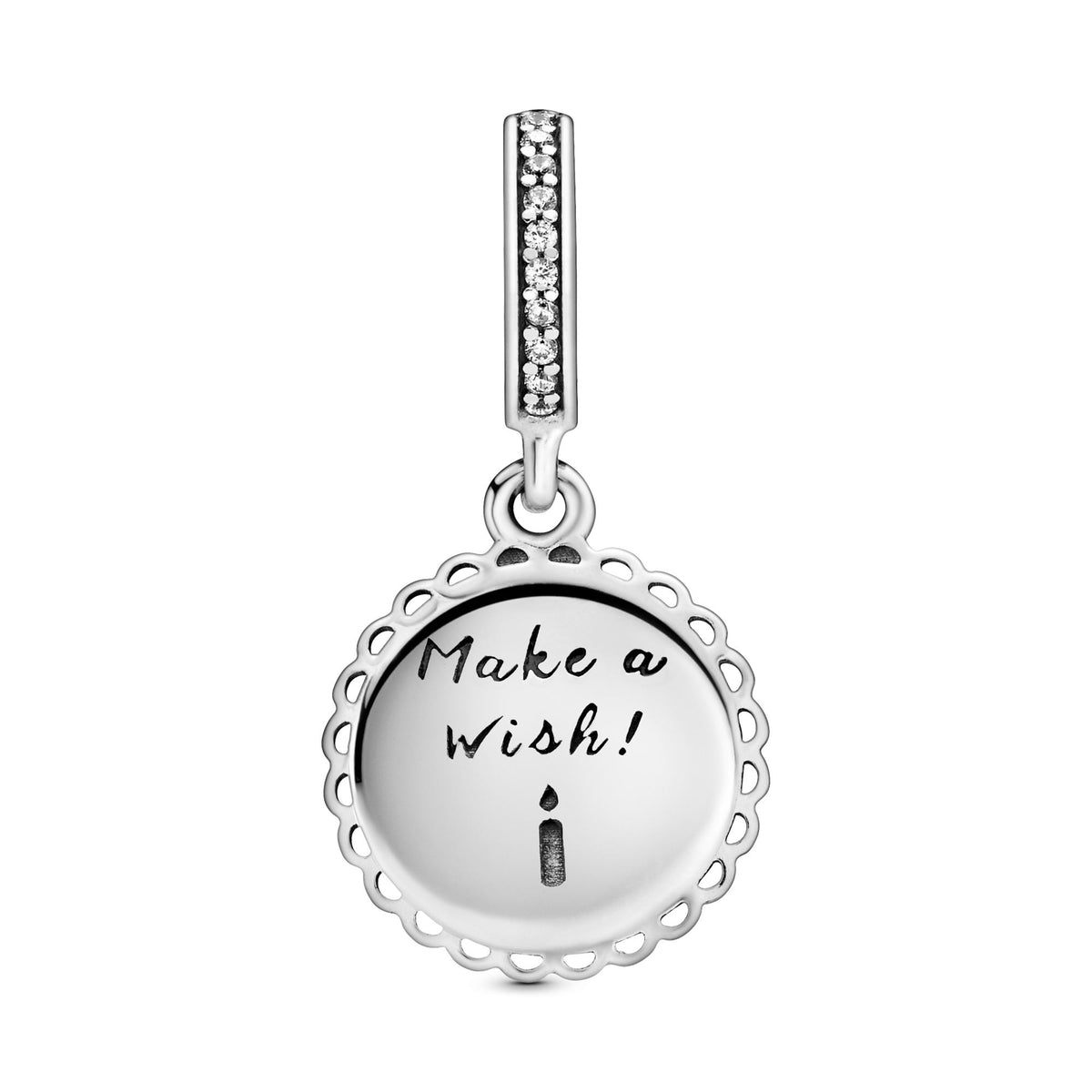 Pandora Moments Charm Pendant Gâteau d'Anniversaire Rose 798888C01