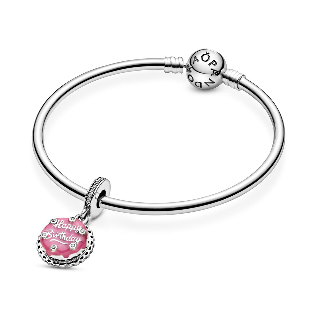 Pandora Moments Charm Pendant Gâteau d'Anniversaire Rose 798888C01