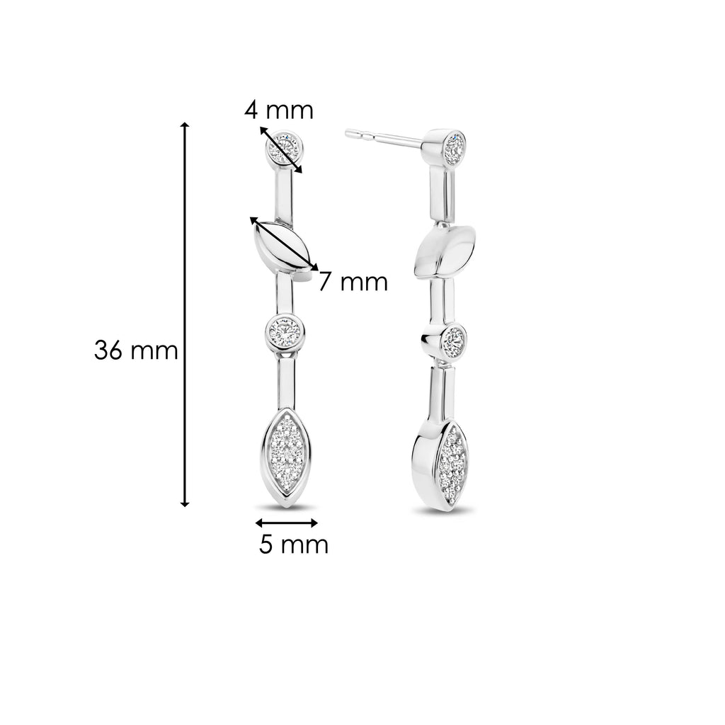 Ti Sento Milano Boucles d'oreilles pendantes Classics 7988ZI