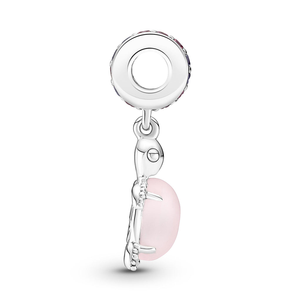 Pandora Moments Charm Pendant Tortue de Mer Rose en Verre de Murano 798939C02