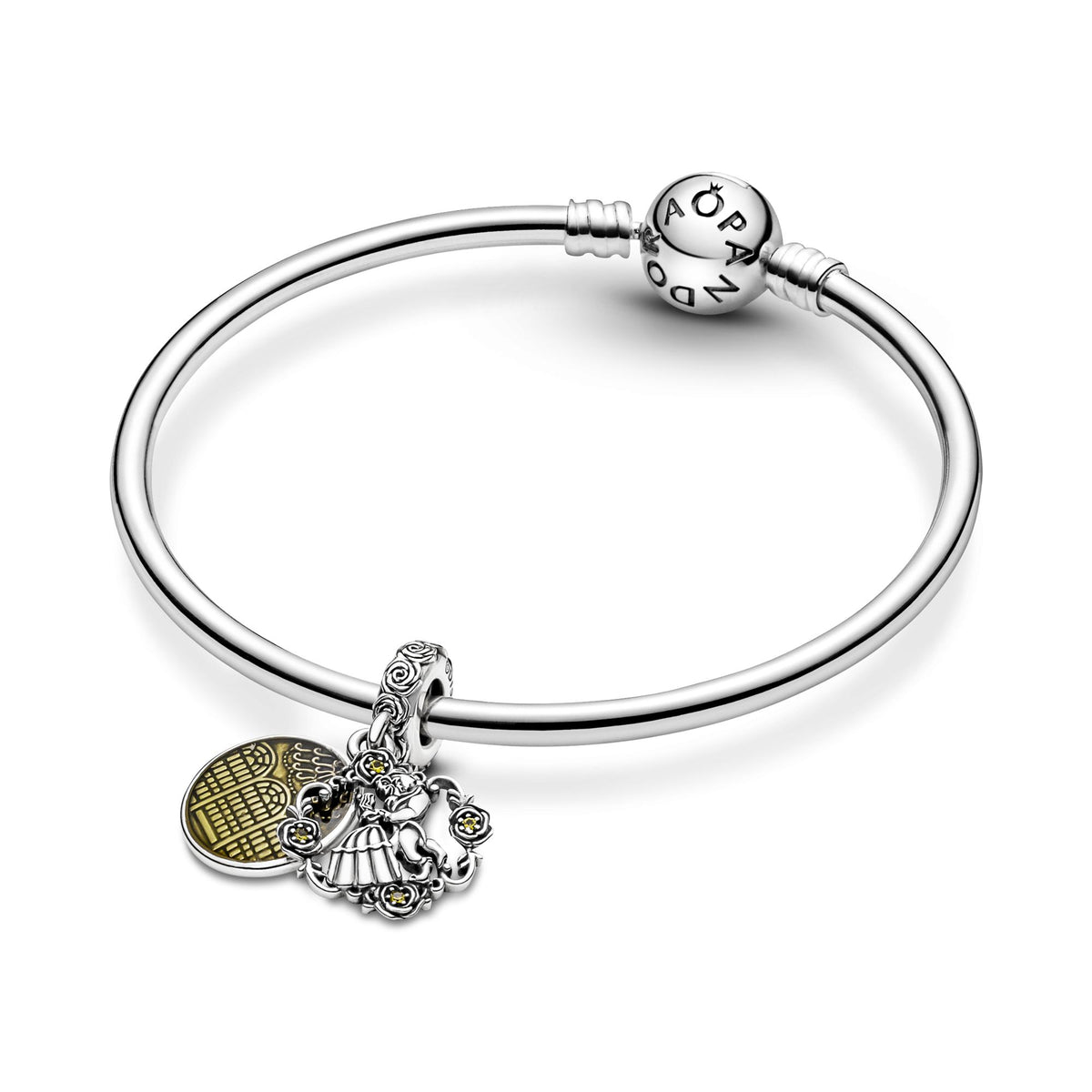 Pandora Disney Charm Pendant Disney La Belle et La Bête en train de Danser 799014C01