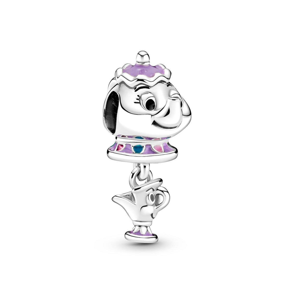 Pandora Disney Charm Pendant Disney La Belle et La Bête Madame Samovar et Zip 799015C01
