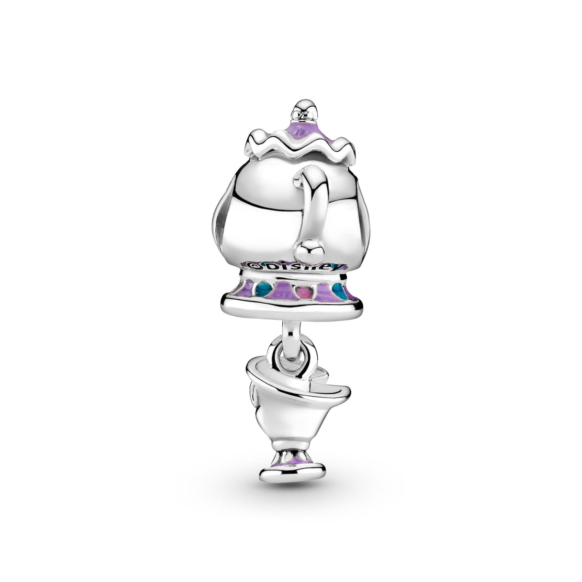 Pandora Disney Charm Pendant Disney La Belle et La Bête Madame Samovar et Zip 799015C01