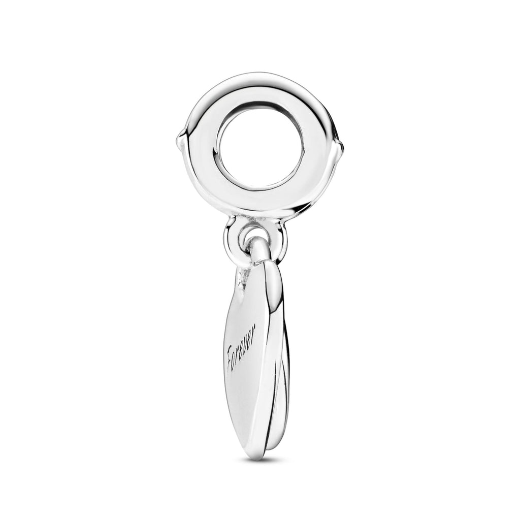 Pandora Moments Charm Pendant Cœur Séparable Double 799187C01
