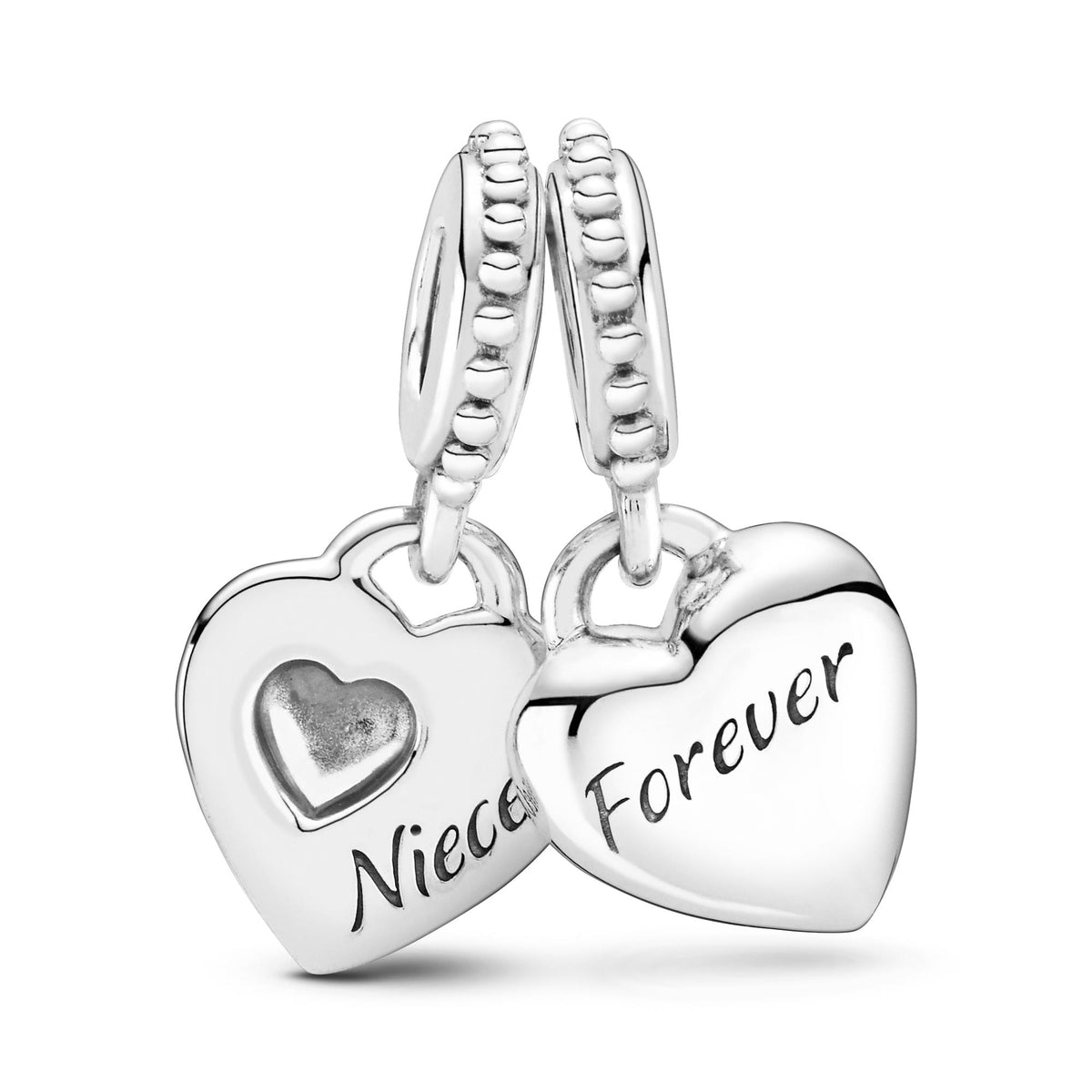 Pandora Moments Charm Pendant Cœur Séparable Tante & Nièce 799188C00