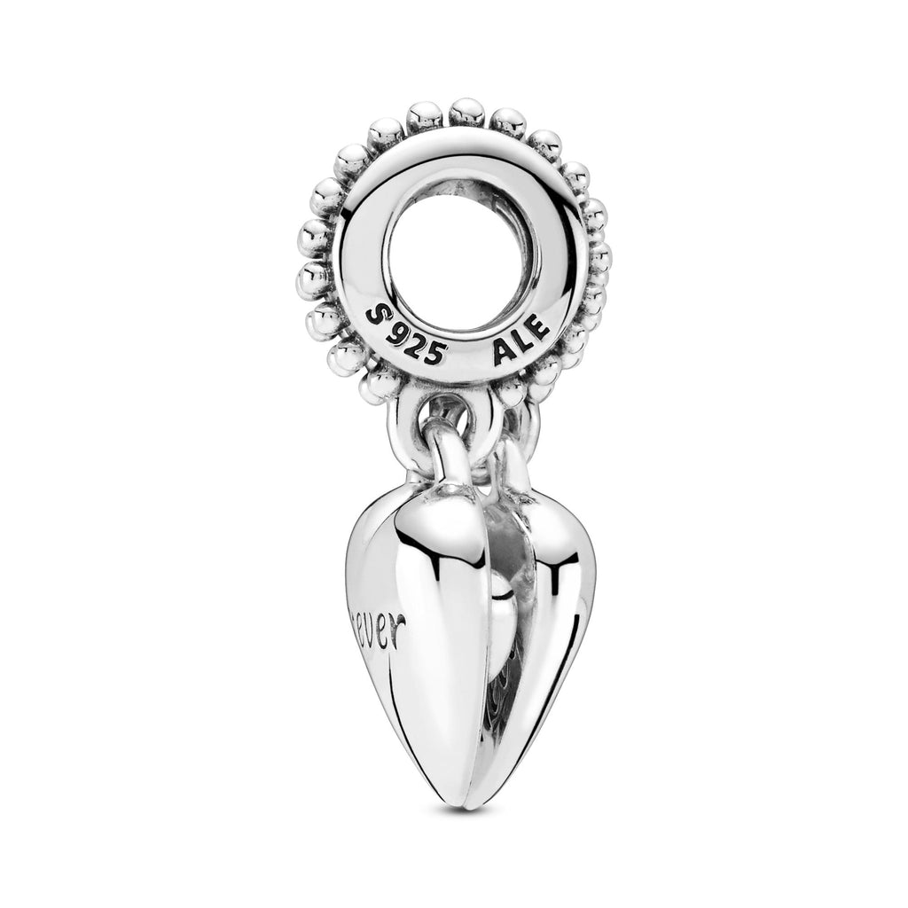 Pandora Moments Charm Pendant Cœur Séparable Tante & Nièce 799188C00