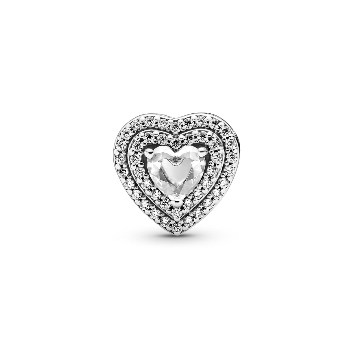 Pandora Moments Charm Cœurs Nivelés Scintillant 799218C01