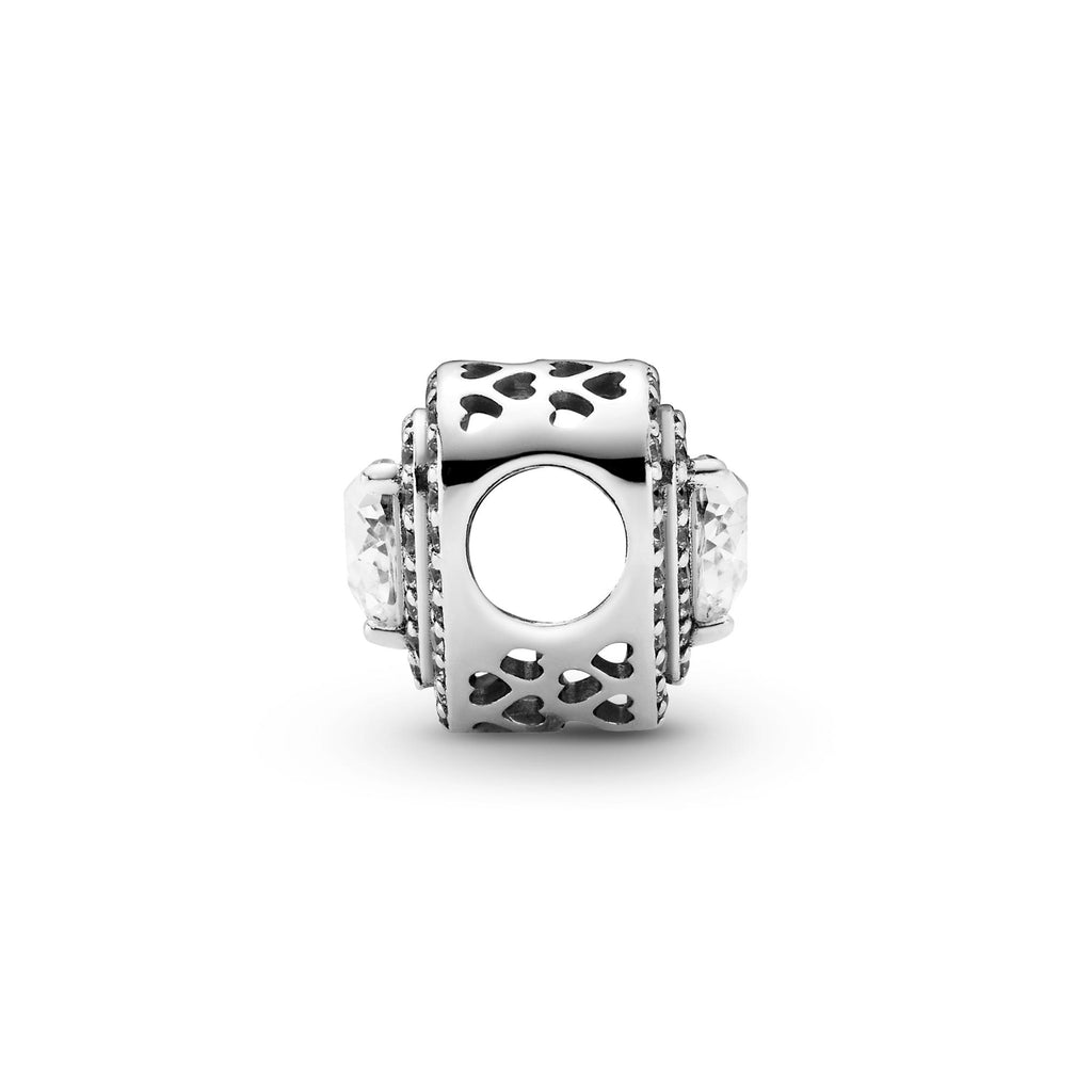 Pandora Moments Charm Cœurs Nivelés Scintillant 799218C01