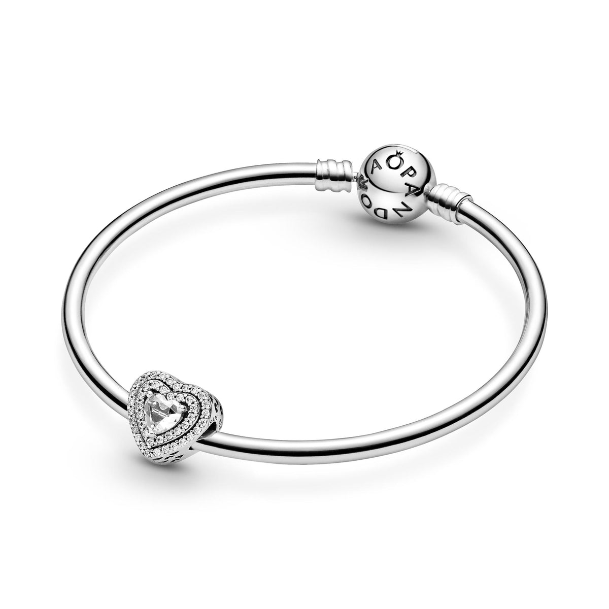 Pandora Moments Charm Cœurs Nivelés Scintillant 799218C01