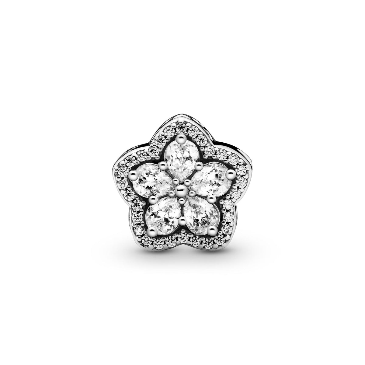 Pandora Moments Charm Pavé Flocon de Neige Scintillant 799224C01