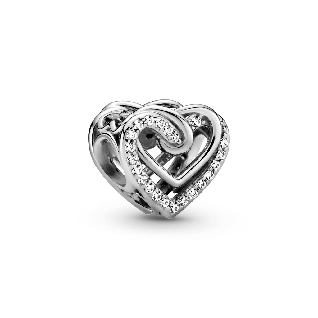 Pandora Moments Charm Cœurs Entrelacés Scintillant 799270C01