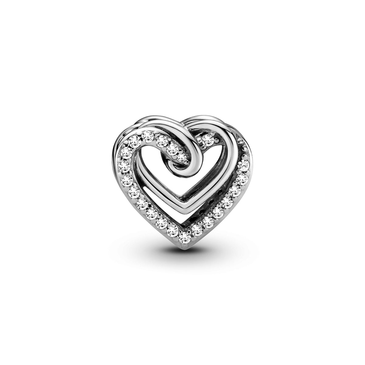 Pandora Moments Charm Cœurs Entrelacés Scintillant 799270C01