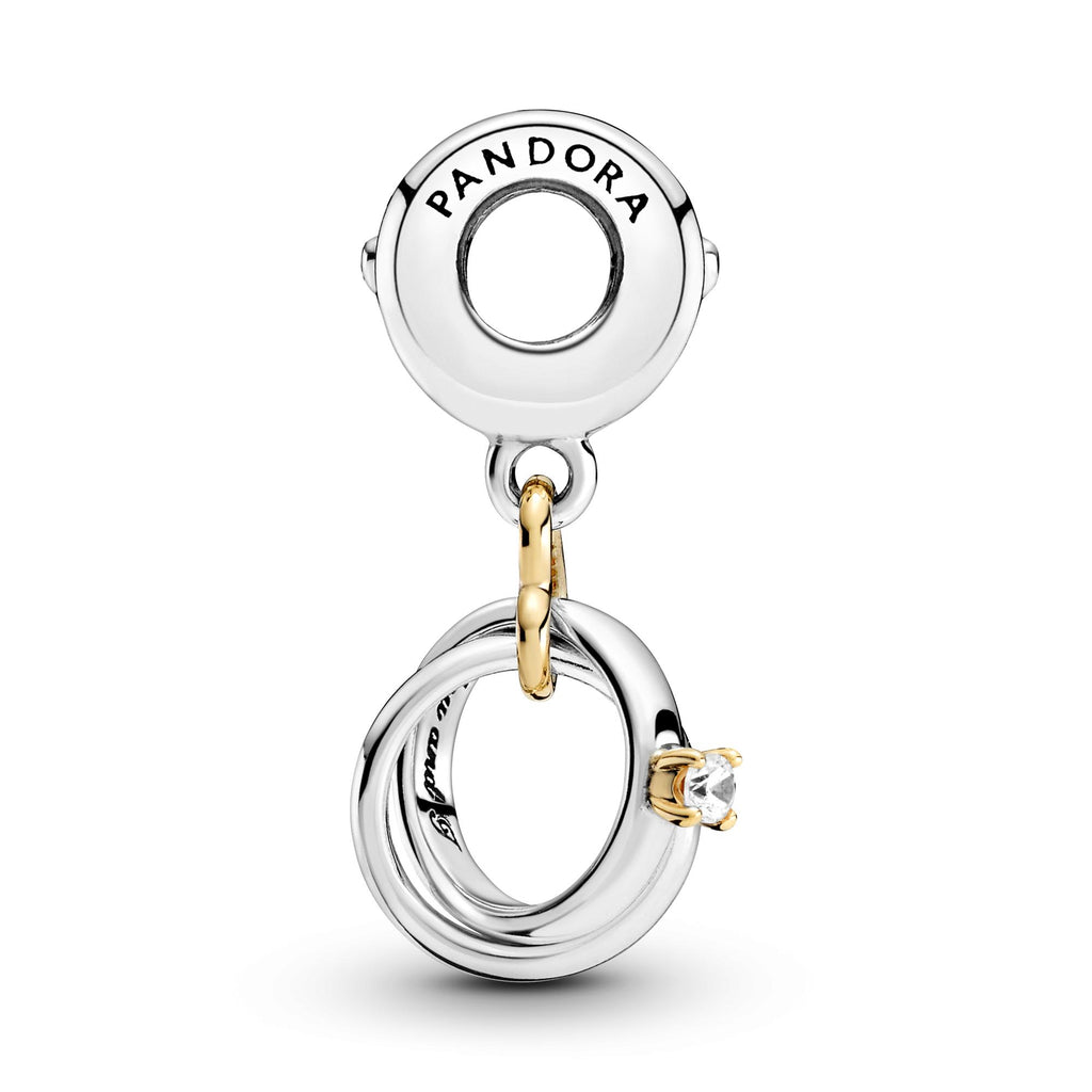 Pandora Moments Charm Pendant Alliances Bicolore 799319C01