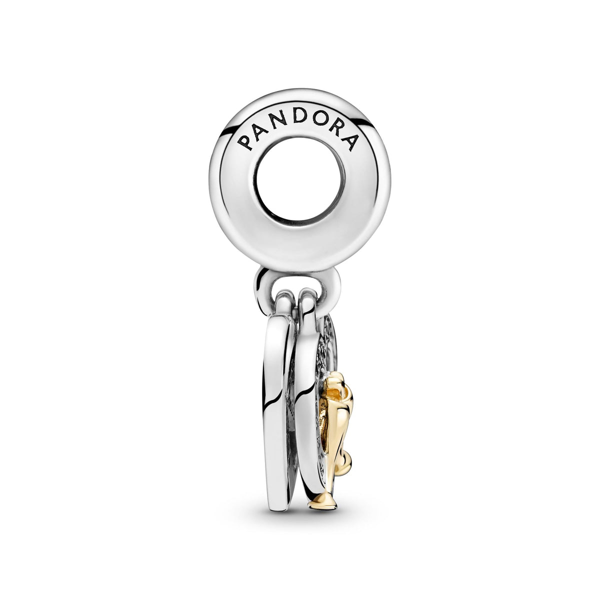 Pandora Moments Charm Pendant Joyeux Anniversaire Bicolore 799322C01