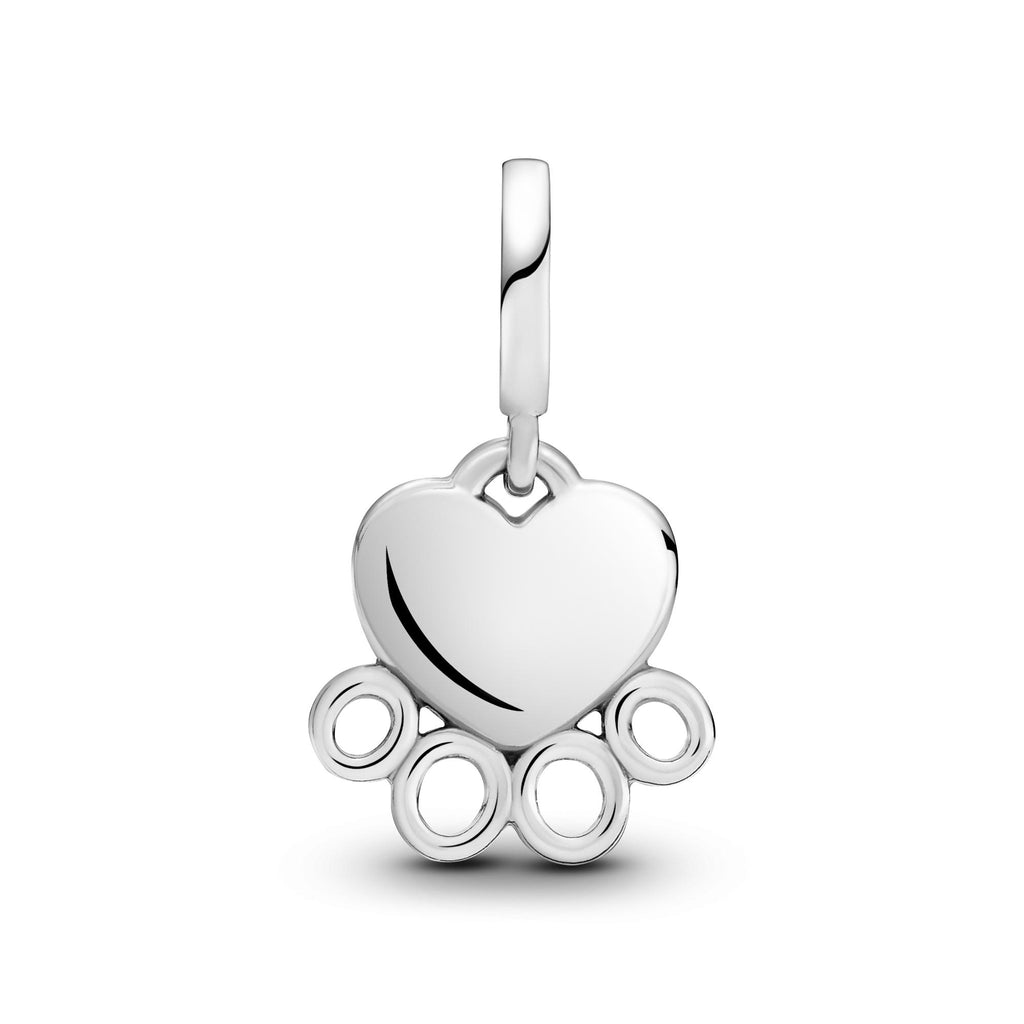 Pandora Moments Charm Pendant Cœurs & Empreinte de Pattes 799360C00