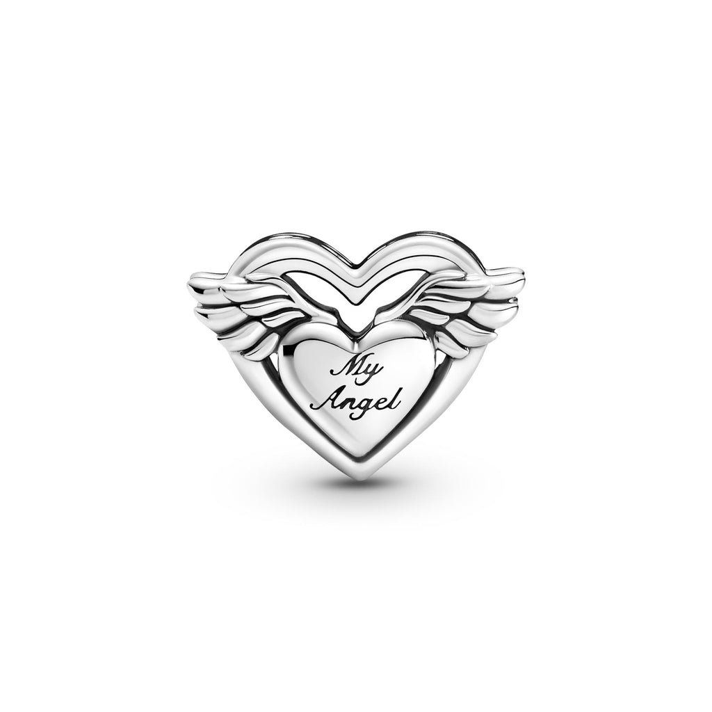 Pandora Moments Charm Ailes d'Ange & Mum (Maman) 799367C00