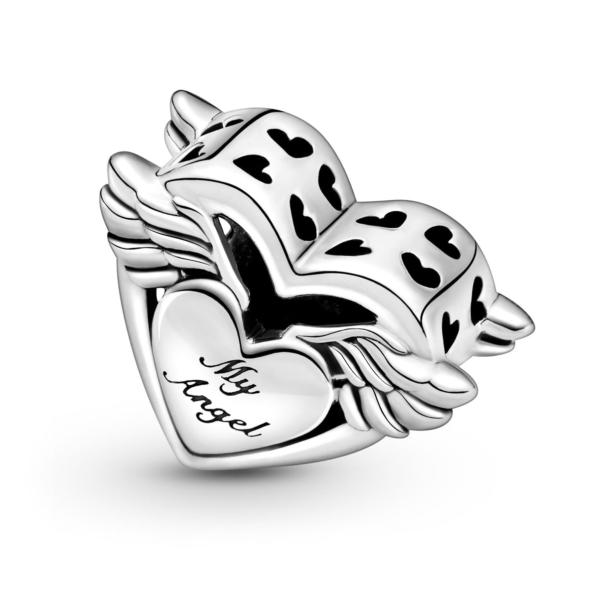 Pandora Moments Charm Ailes d'Ange & Mum (Maman) 799367C00