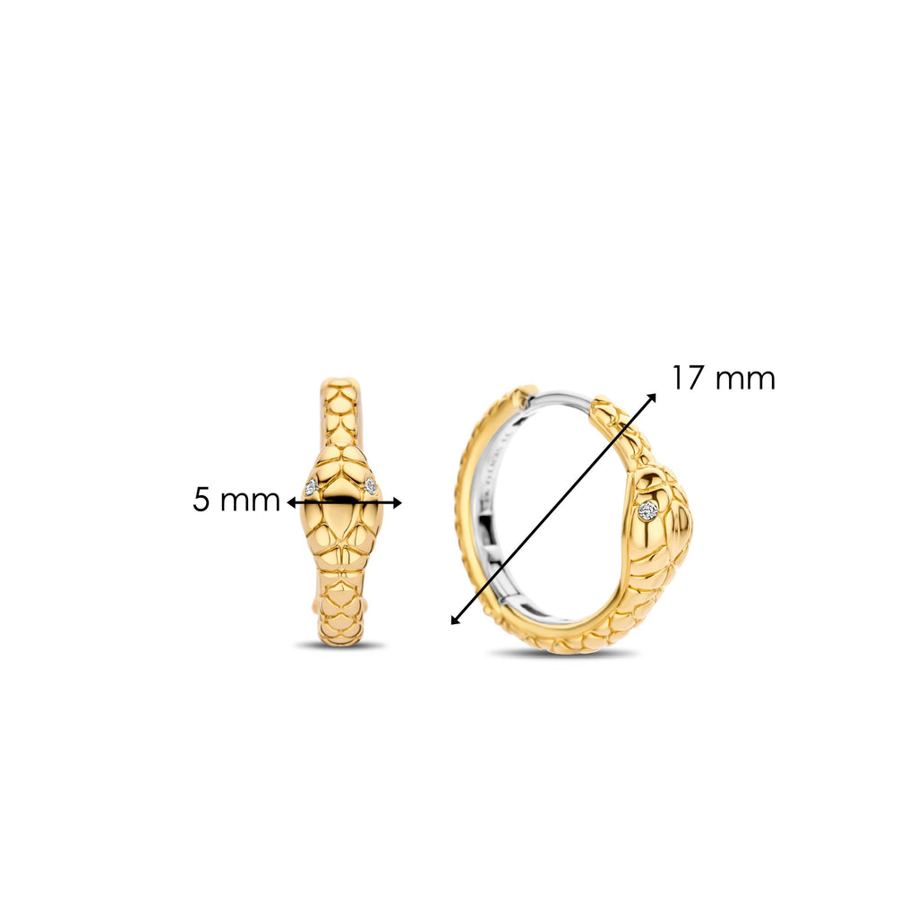 Ti Sento Milano Créoles Serpent 7993SY