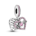 Pandora Moments Charm Pendant Cœur & Mum (Maman) 799402C01