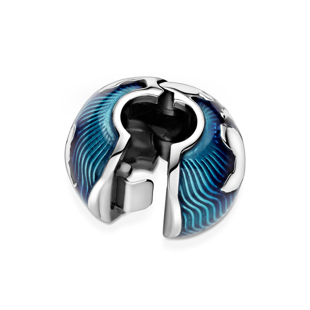 Pandora Moments Charm Clip Globe Bleu 799429C01