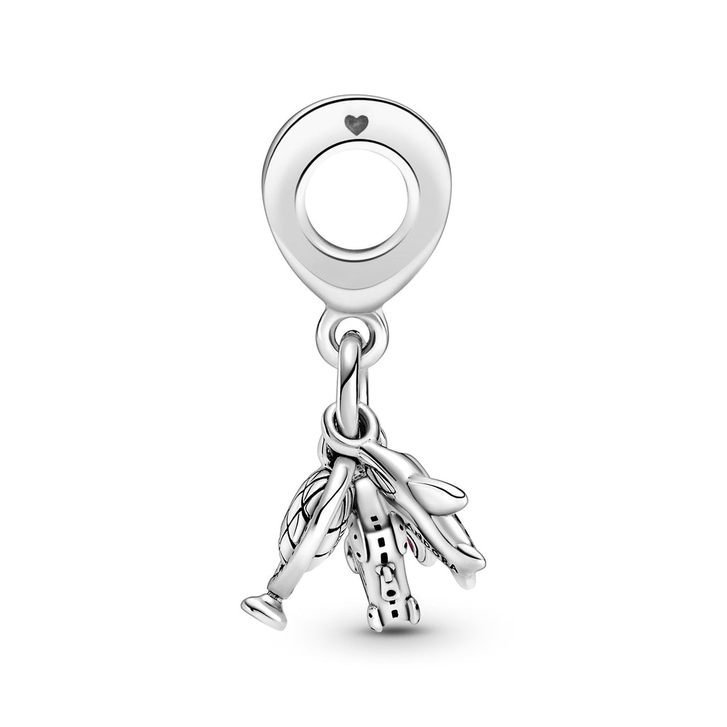 Pandora Moments Charm Pendant Avion, Globe & Valise 799435C01