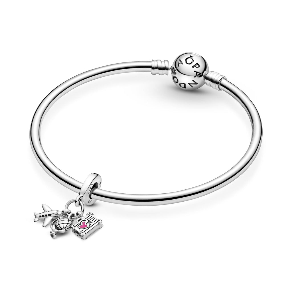 Pandora Moments Charm Pendant Avion, Globe & Valise 799435C01
