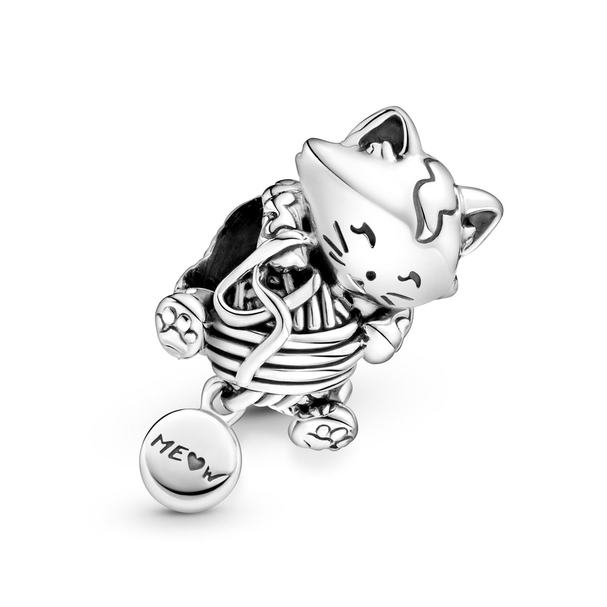 Pandora Moments Charm Boule Chaton & Pelote de Laine 799535C00