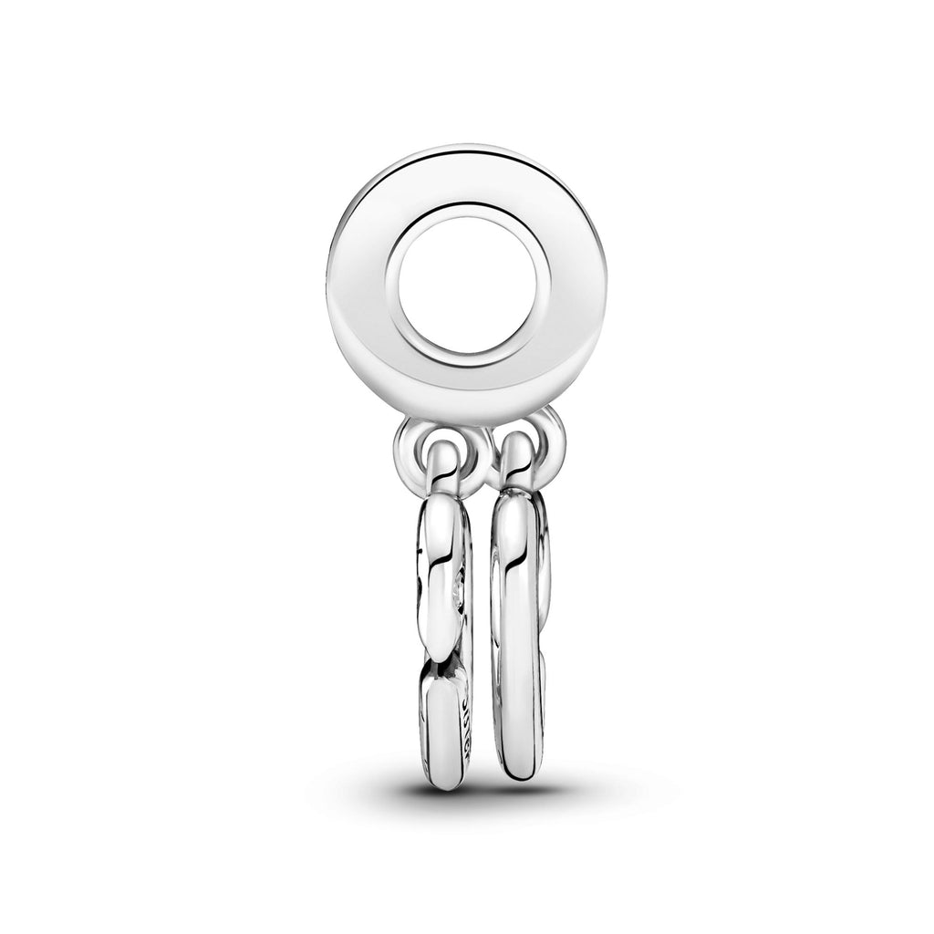 Pandora Moments Charm Pendant Séparable Cœurs de Sœurs Entrelacés 799538C01