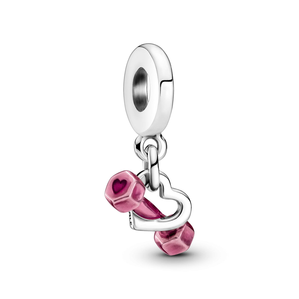 Pandora Moments Charm Pendant Haltère & Cœur 799545C01