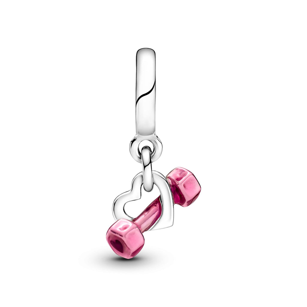 Pandora Moments Charm Pendant Haltère & Cœur 799545C01