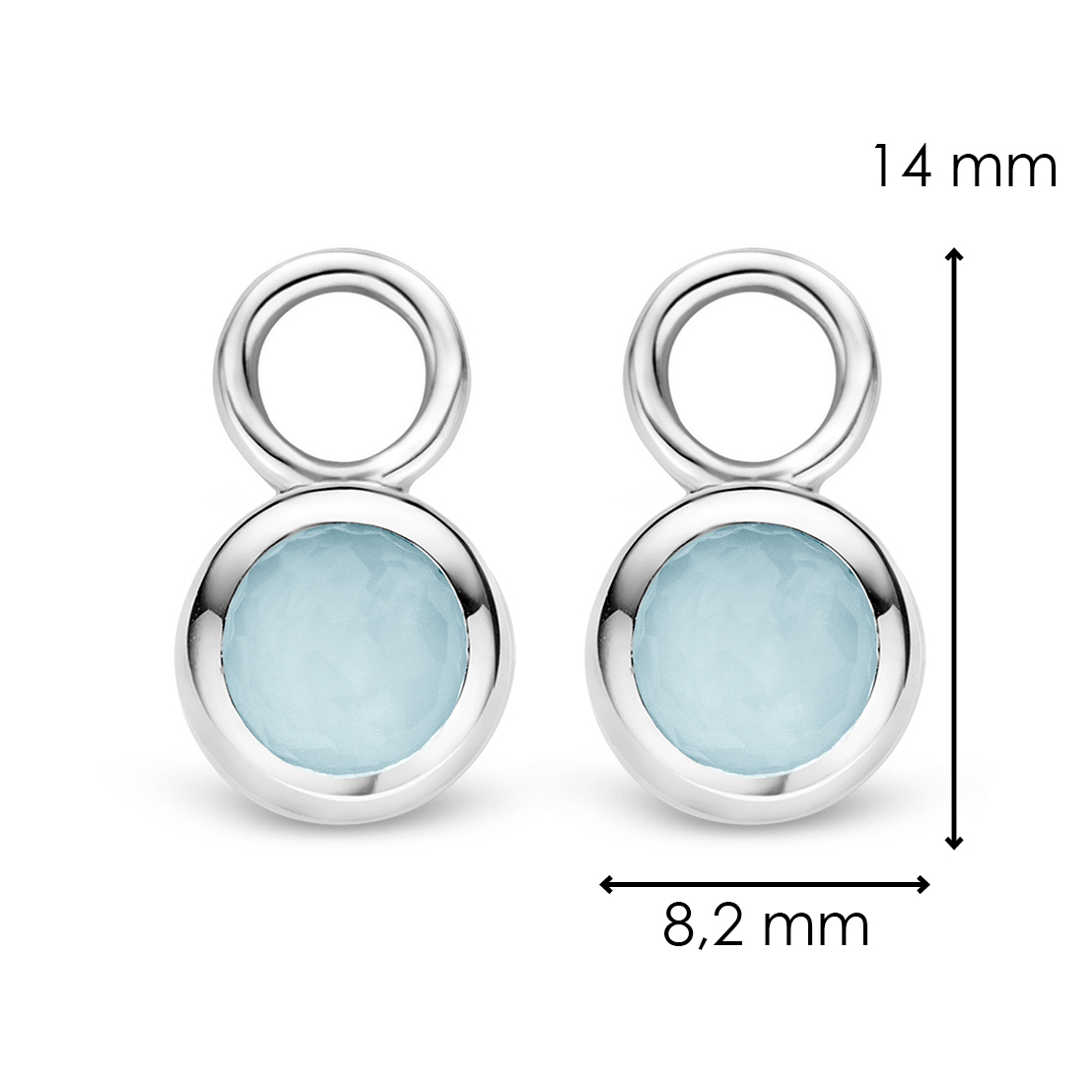 Ti Sento Milano Charm d'oreille Classics 9180WL