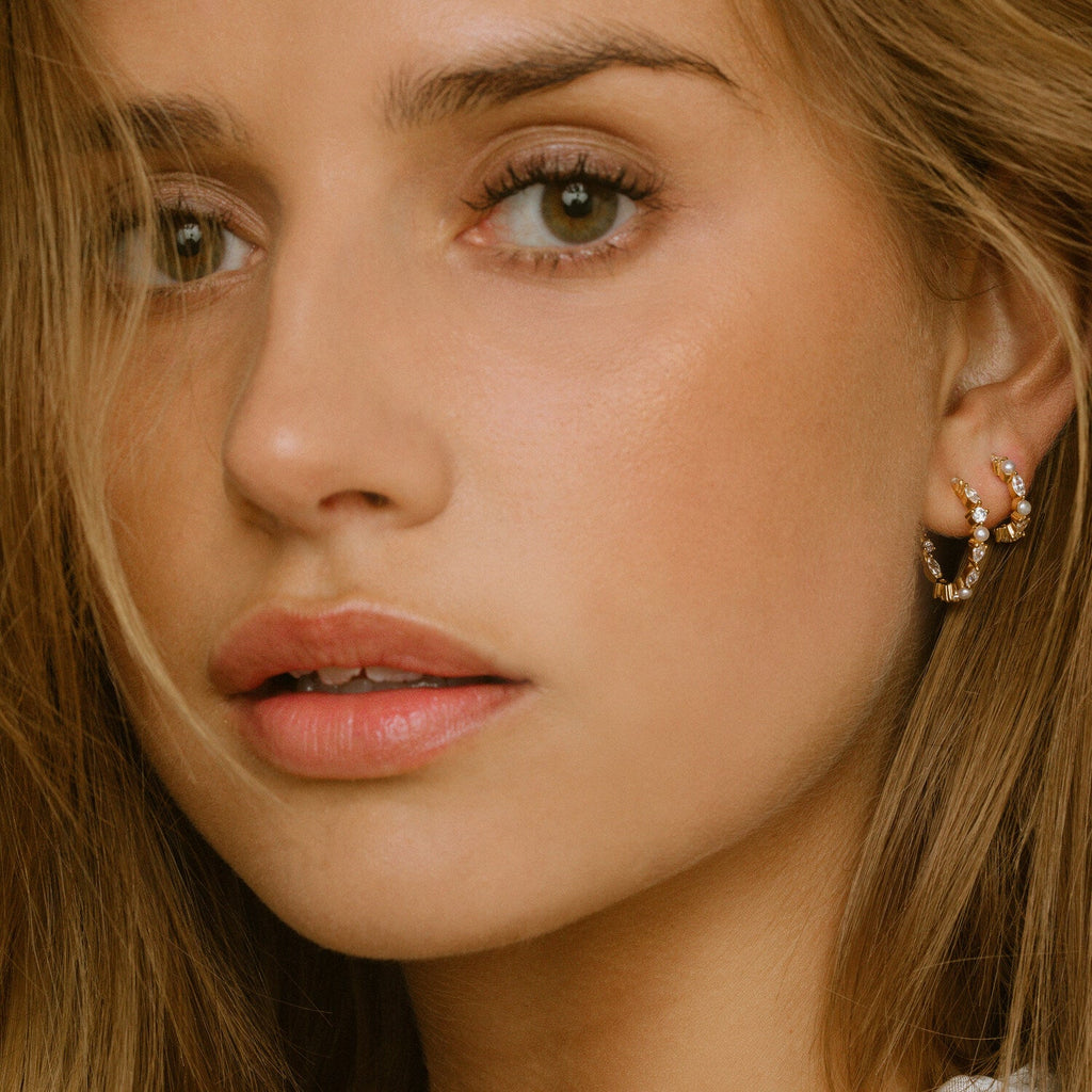 Sif Jakobs Boucles d'oreilles Adria SJ-E12235-PCZ-YG