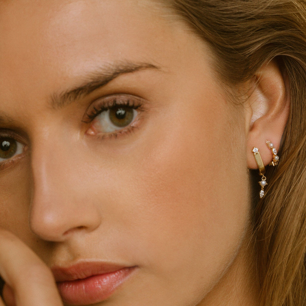 Sif Jakobs Boucles d'oreilles Adria SJ-E12234-PCZ-YG