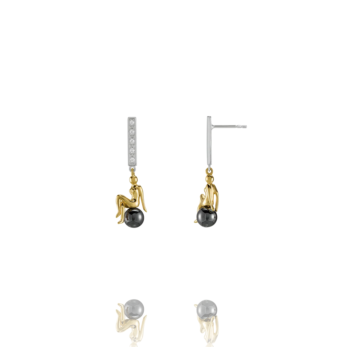 Jourdan Bijoux Boucles d'oreilles Luna AJF170001E