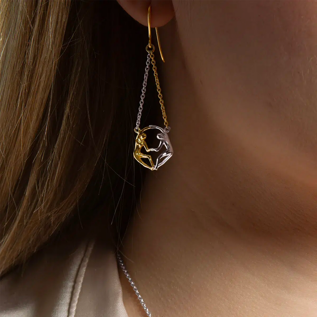 Jourdan Bijoux Boucles d'oreilles Arabesque AJF170268E