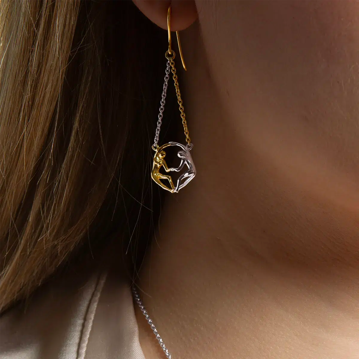 Jourdan Bijoux Boucles d'oreilles Arabesque AJF170268E