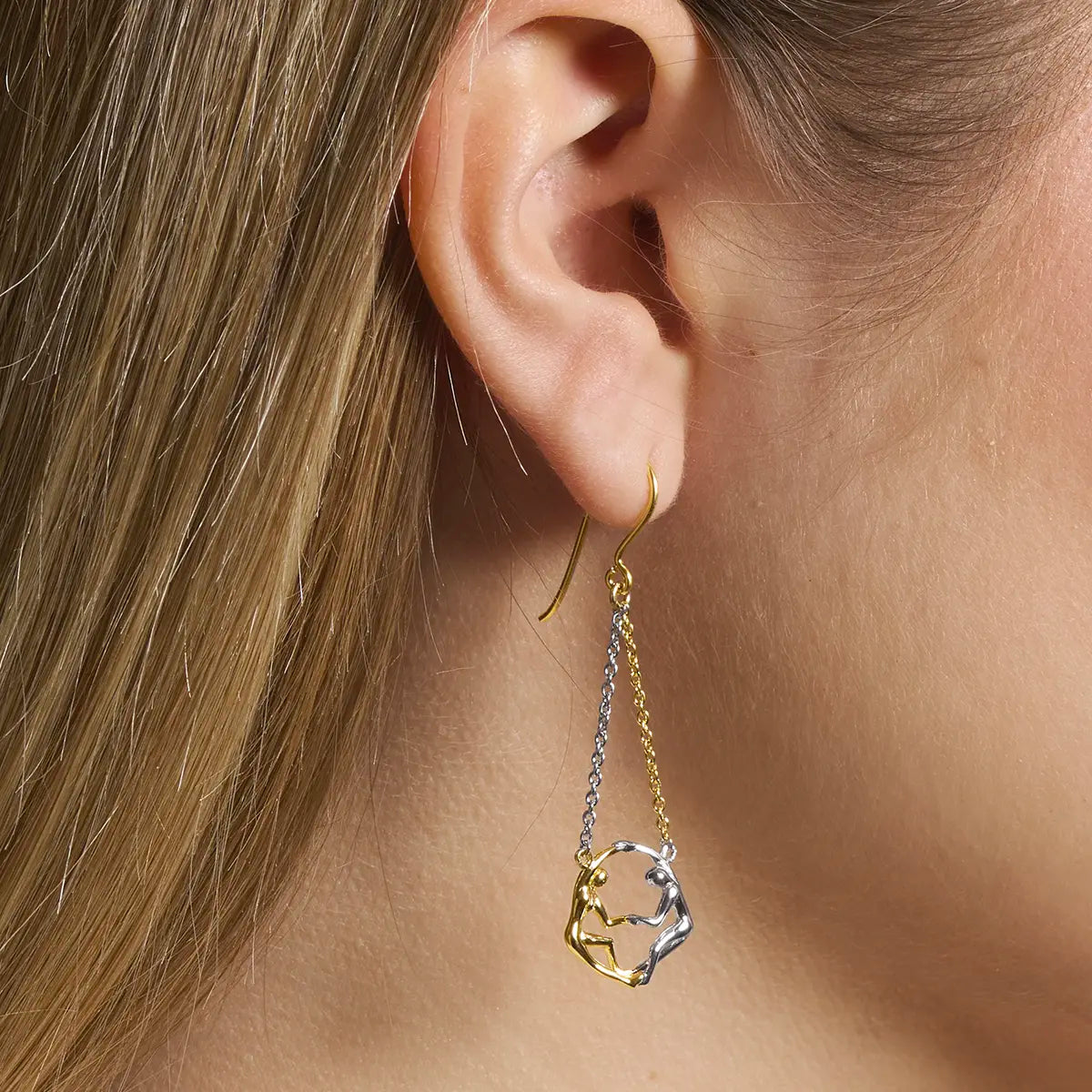 Jourdan Bijoux Boucles d'oreilles Arabesque AJF170268E