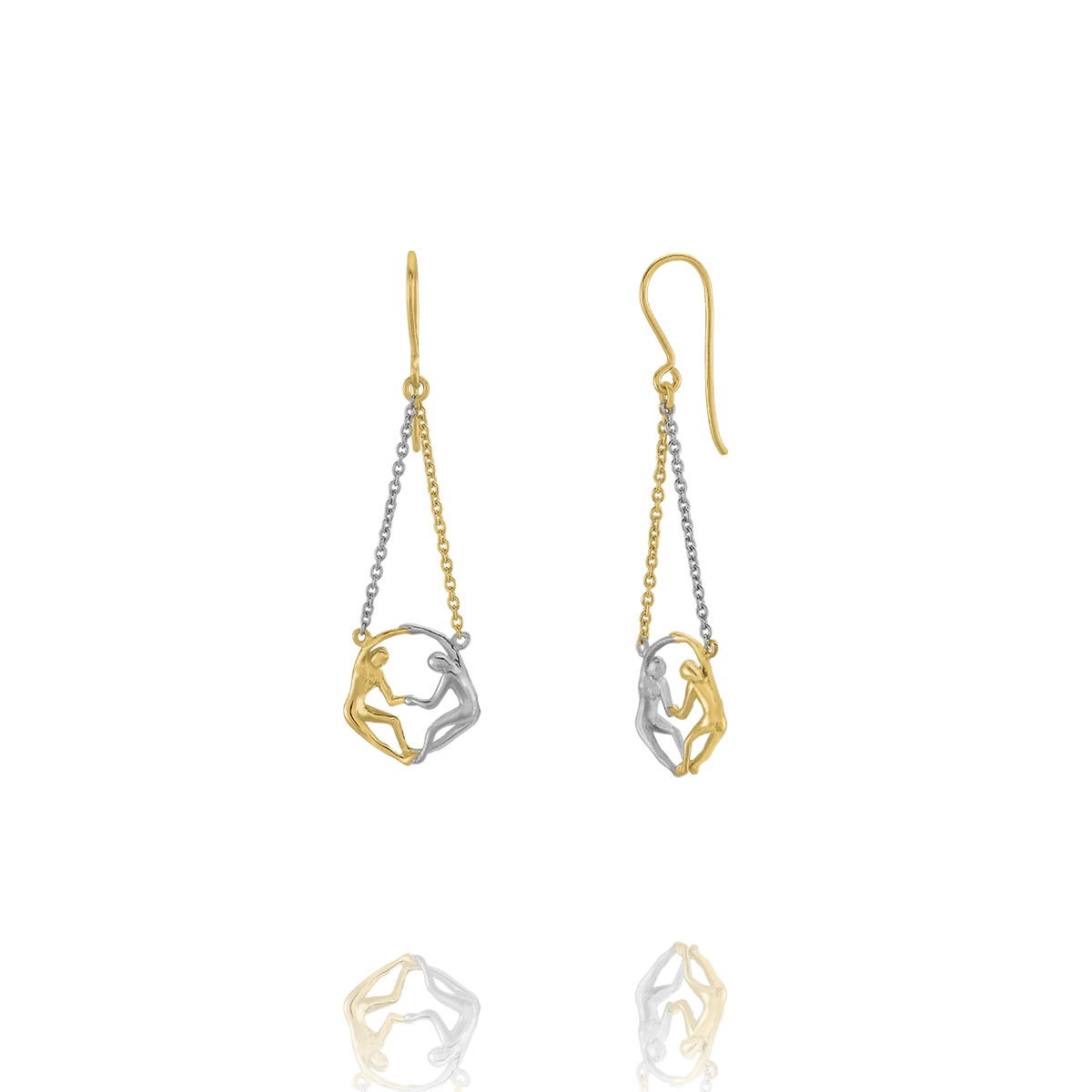 Jourdan Bijoux Boucles d'oreilles Arabesque AJF170268E