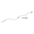 Orage Bracelet solitaire plaqué or BC056