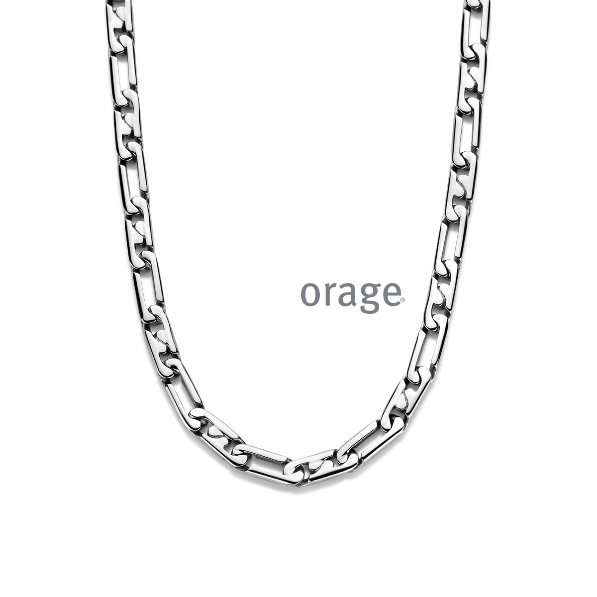 Orage Collier homme acier BC097