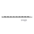 Orage Bracelet homme acier noir BC111