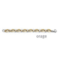 Orage Bracelet maillons acier bicolore BC113