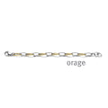 Orage Bracelet maillons acier bicolore BC115