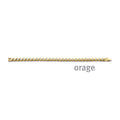 Orage Bracelet rivière acier doré BC132